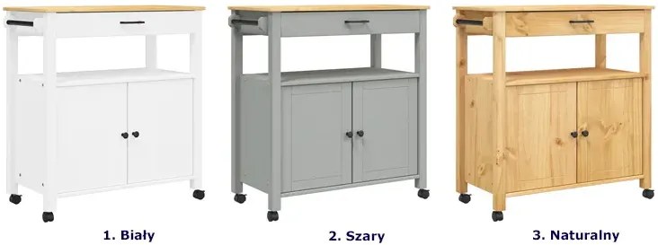 Sosnowy wózek kuchenny Z7-M81