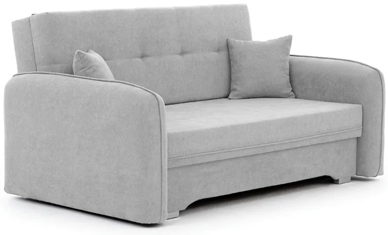 Rozkładana 2-osobowa sofa LAINE, jasnoszara