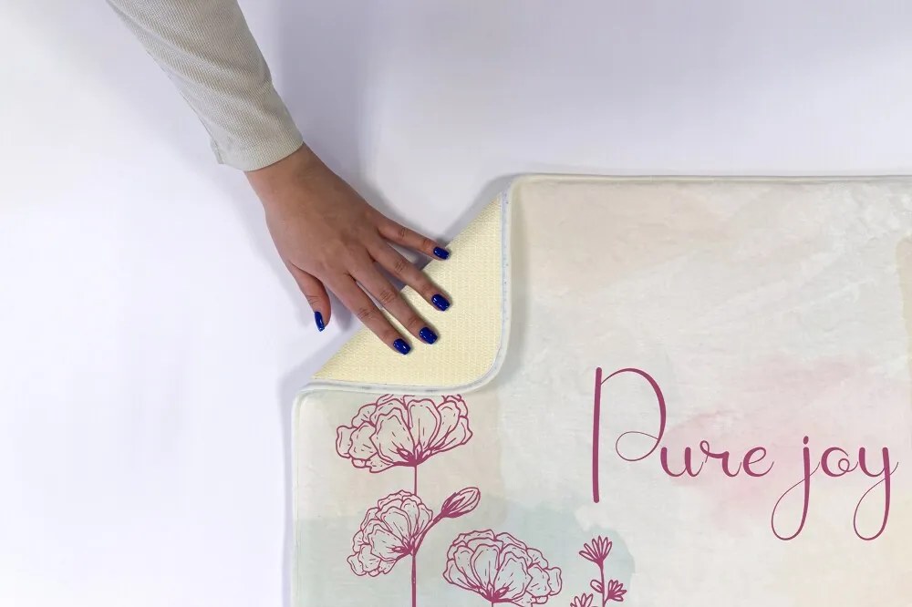 Dywanik łazienkowy Dywanik łazienkowy Kwiatowa kompozycja