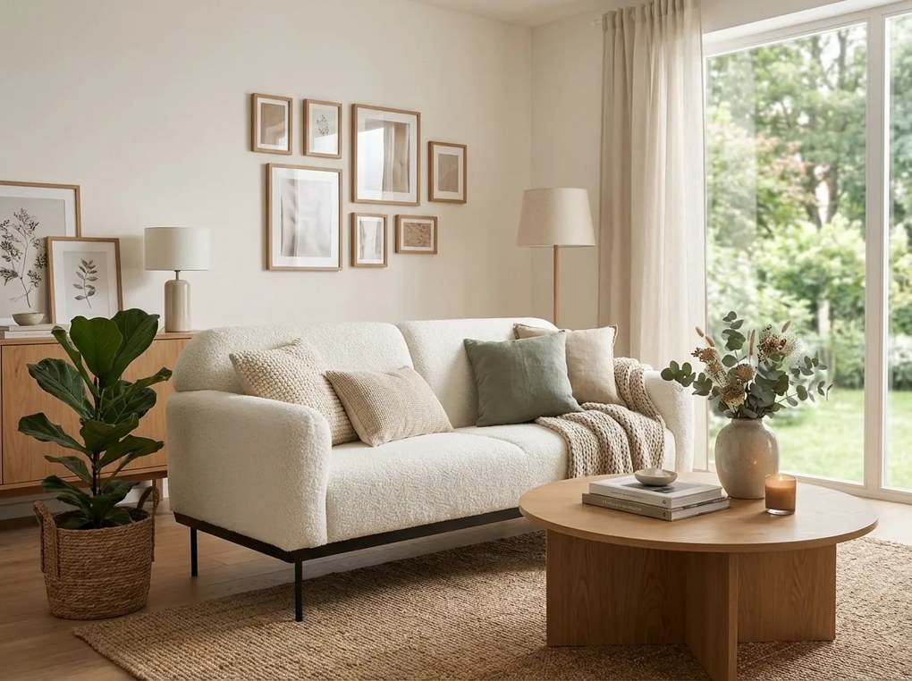 Biała designerska sofa ANDERSON