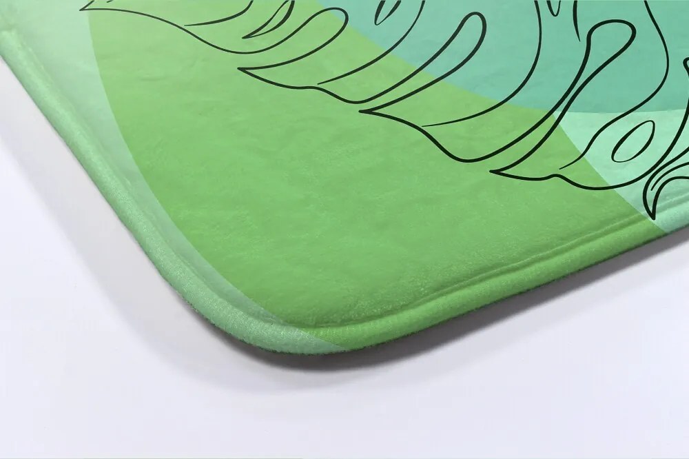 Dywanik łazienkowy antypoślizgowy Dywanik łazienkowy antypoślizgowy Monstera Liście