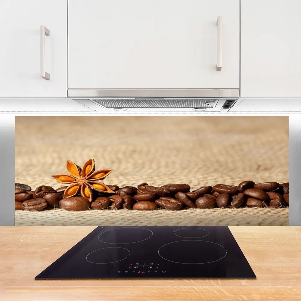 Panel Szklany Kawa Ziarnista W Detalu