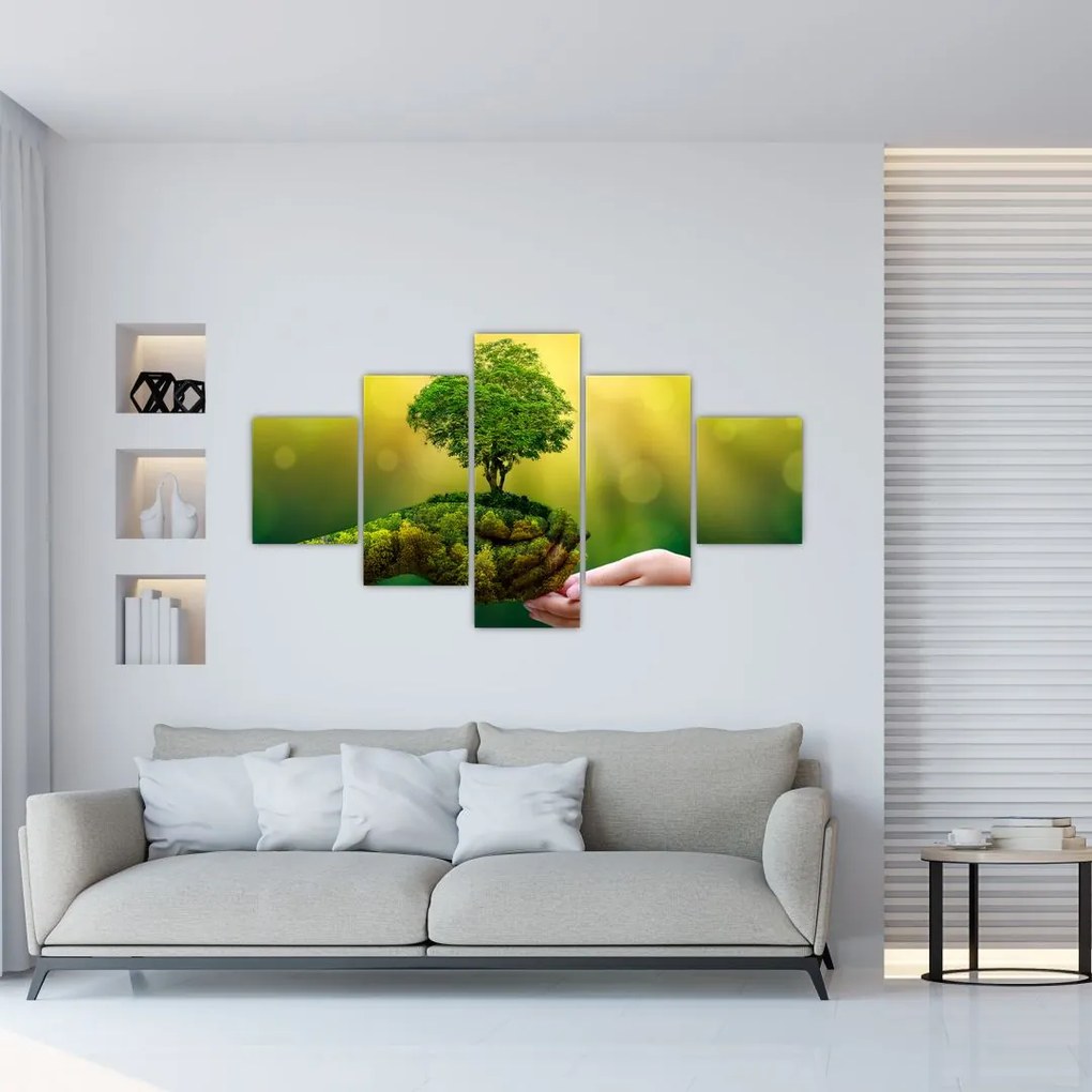 Obraz - Matka ziemia (125x70 cm)