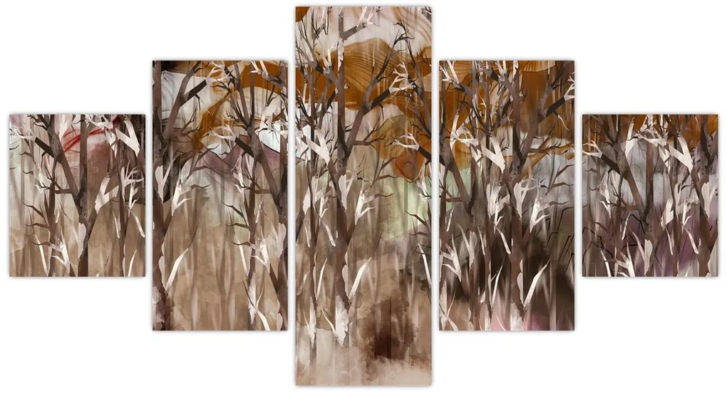 Obraz - Drzewa (125x70 cm)