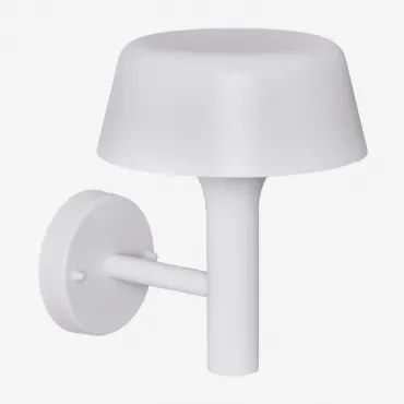 Aluminiowy Kinkiet Zewnętrzny Sivano Biała - Sklum