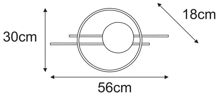 Czarno-grafitowy nowoczesny geometryczny kinkiet - A721-Sateli