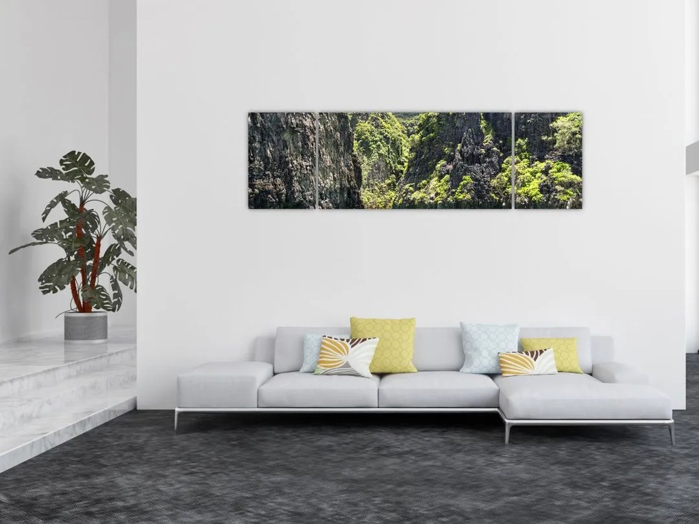 Obraz górskiej rzeki (170x50 cm)