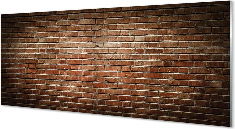 Szkło do Kuchni na Ścianę Autentyczny Mur Ceglany