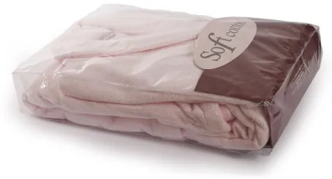 Unisex szlafrok MICRO COTTON Jasnobeżowy M