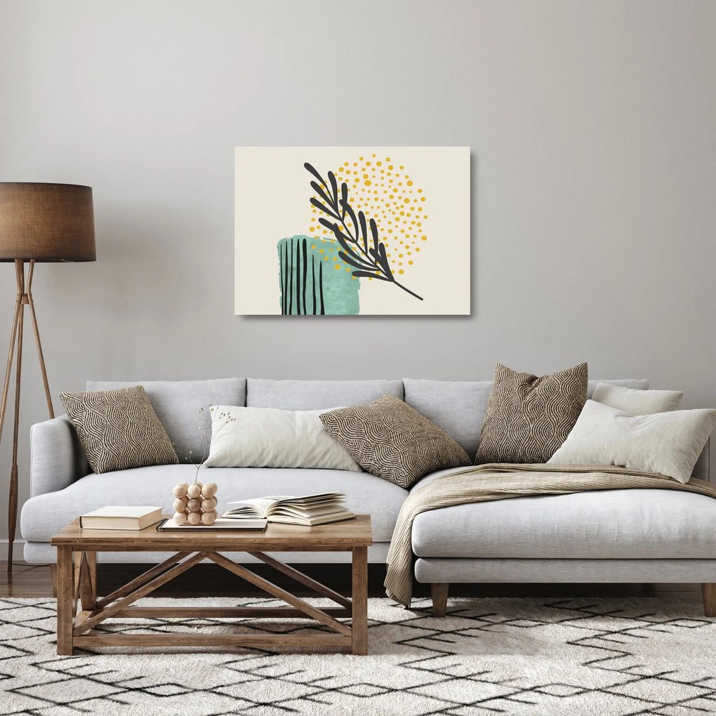 Obraz na szkle - Arkusze abstrakcyjne N⁰3 (70x50 cm)