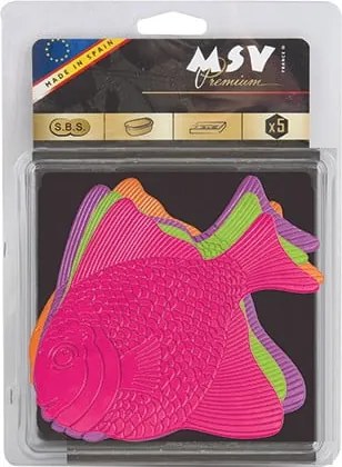 Dziecięce maty antypoślizgowe do wanny 5 szt. 16x16,5 cm Poissons – MSV