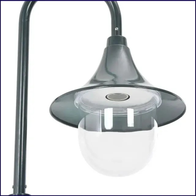 Zielona lampa ogrodowa stojąca słupek - A464 S8-M45