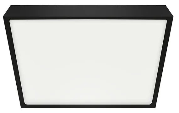 Emithor Oprawa sufitowa LED LENYS III. 27023, 9 x9 cm, 6W, IP20/IP44, czarna, 9 x 9 cm