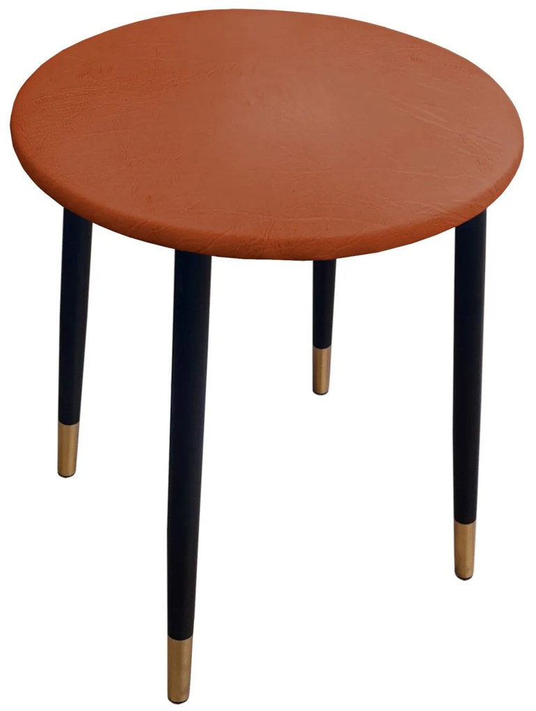 Taboret TRIX AL7 calvados podstawa czarna/złota