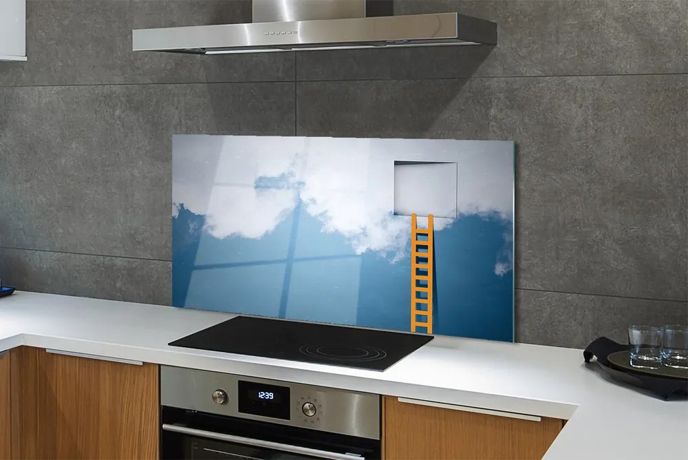 Panel szklany do Kuchni Drabina do Nieba