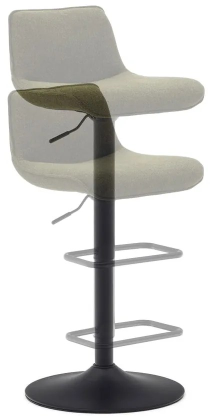 Ciemnozielone hokery zestaw 2 szt. 103 cm Zenda – Kave Home