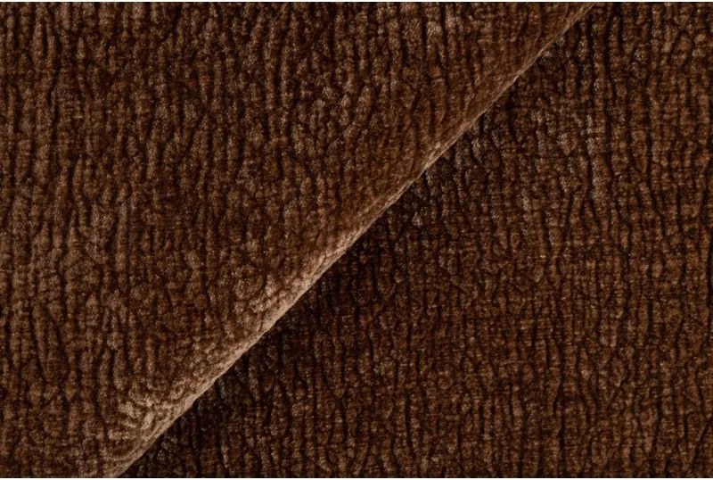 Narożnik NOBO Prawostronny system modułowy tkanina DressME 11 Brązowy