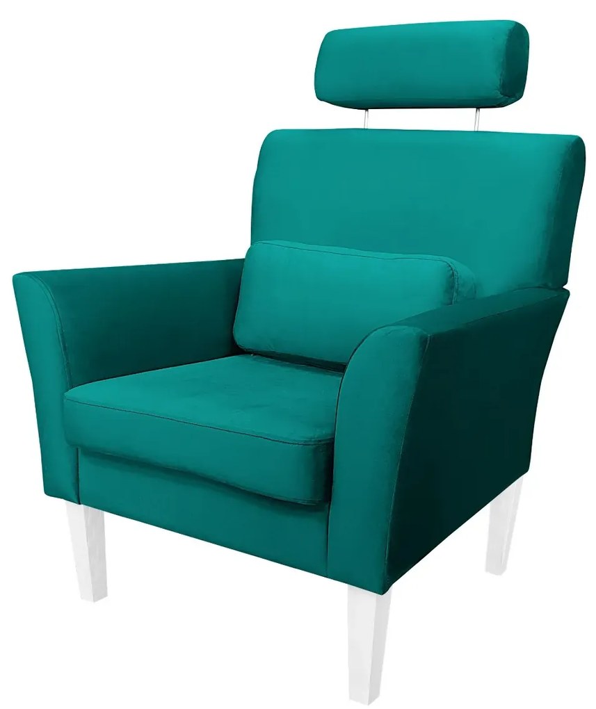 Fotel PIRO MG VELVET morski ATOS