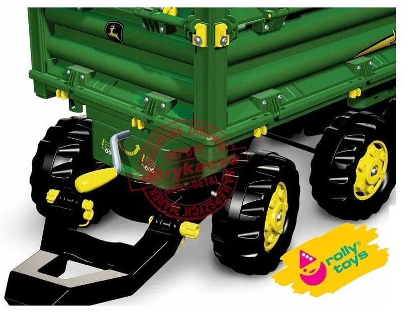 Rolly toys przyczepa wywrotka rolly multi john deere 3 osiowa