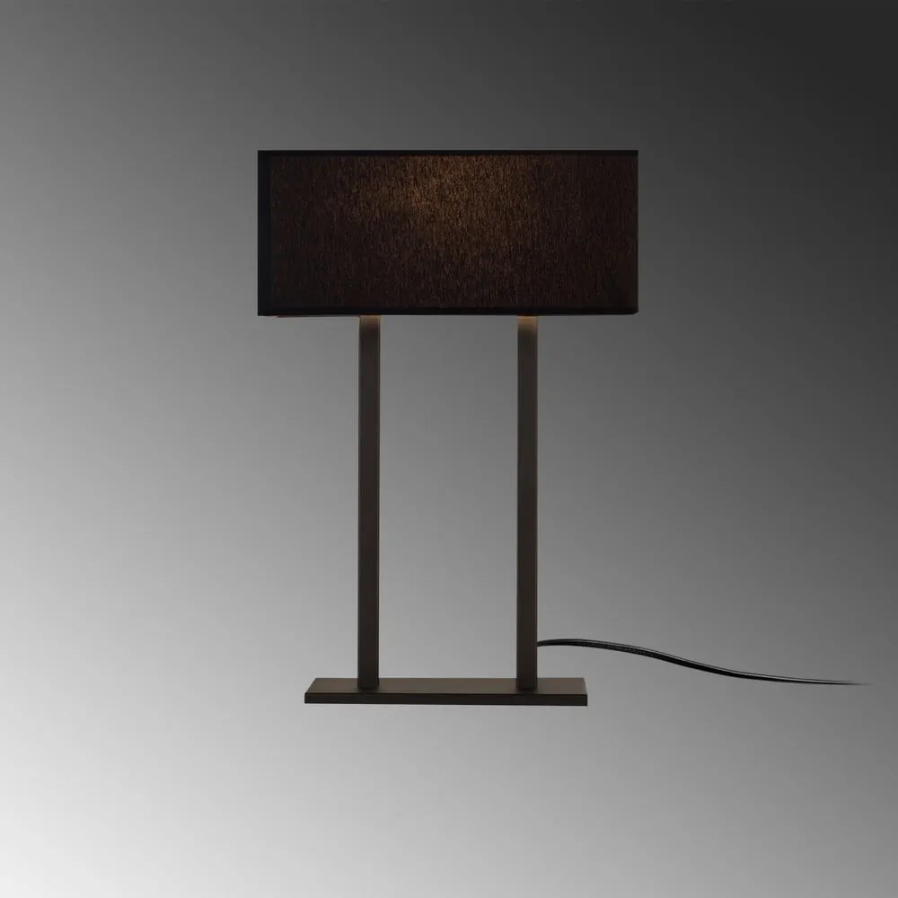 Czarna lampa stołowa (wysokość 52 cm) Salihini – Opviq lights