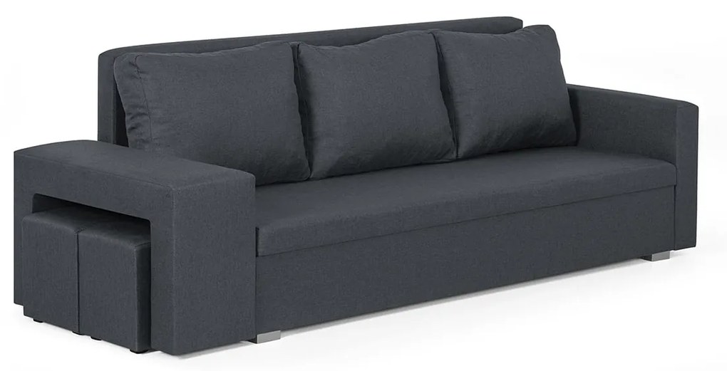 Kanapa sofa 3 os z funkcją spania MILO2 Szary