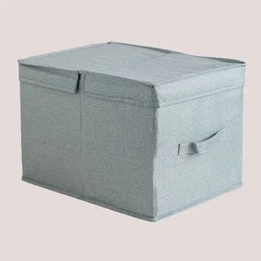 Pudełko Organizacyjne Tarinna Z Pokrywką Mus Celadonowy - Sklum