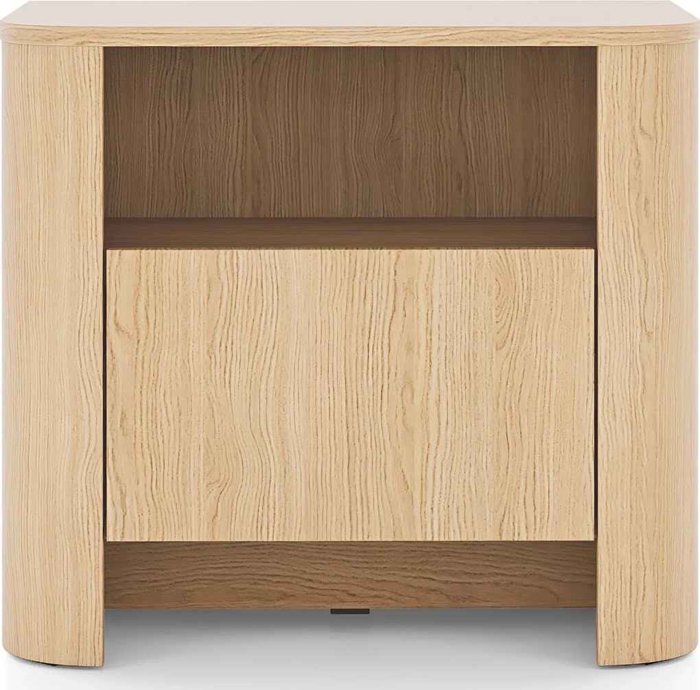 Nowoczesna stojąca szafka nocna dąb vicenza T5-B92