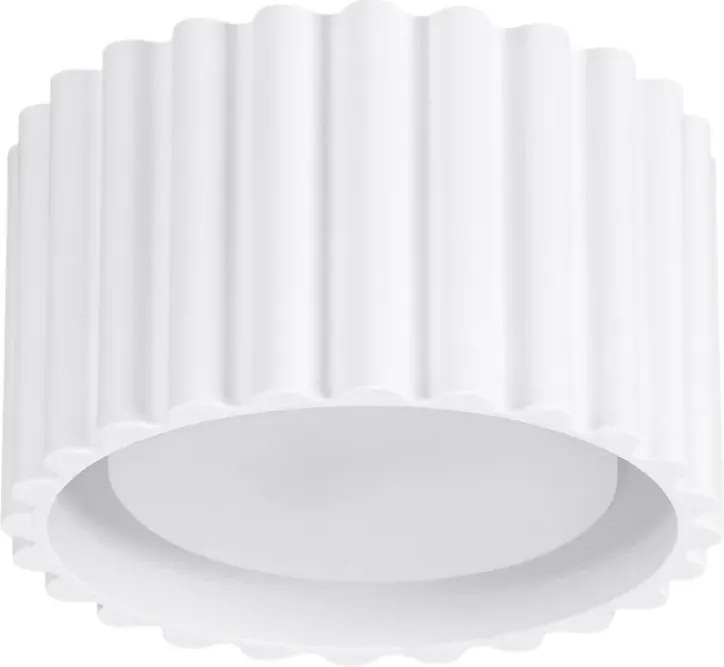 Minimalistyczny biały plafon P7-M00