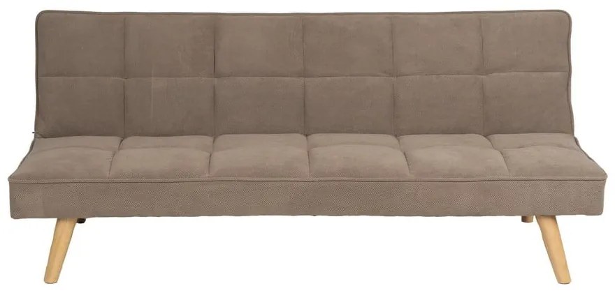 Beżowa rozkładana sofa z tkaniny szenilowej 175 cm – Ixia