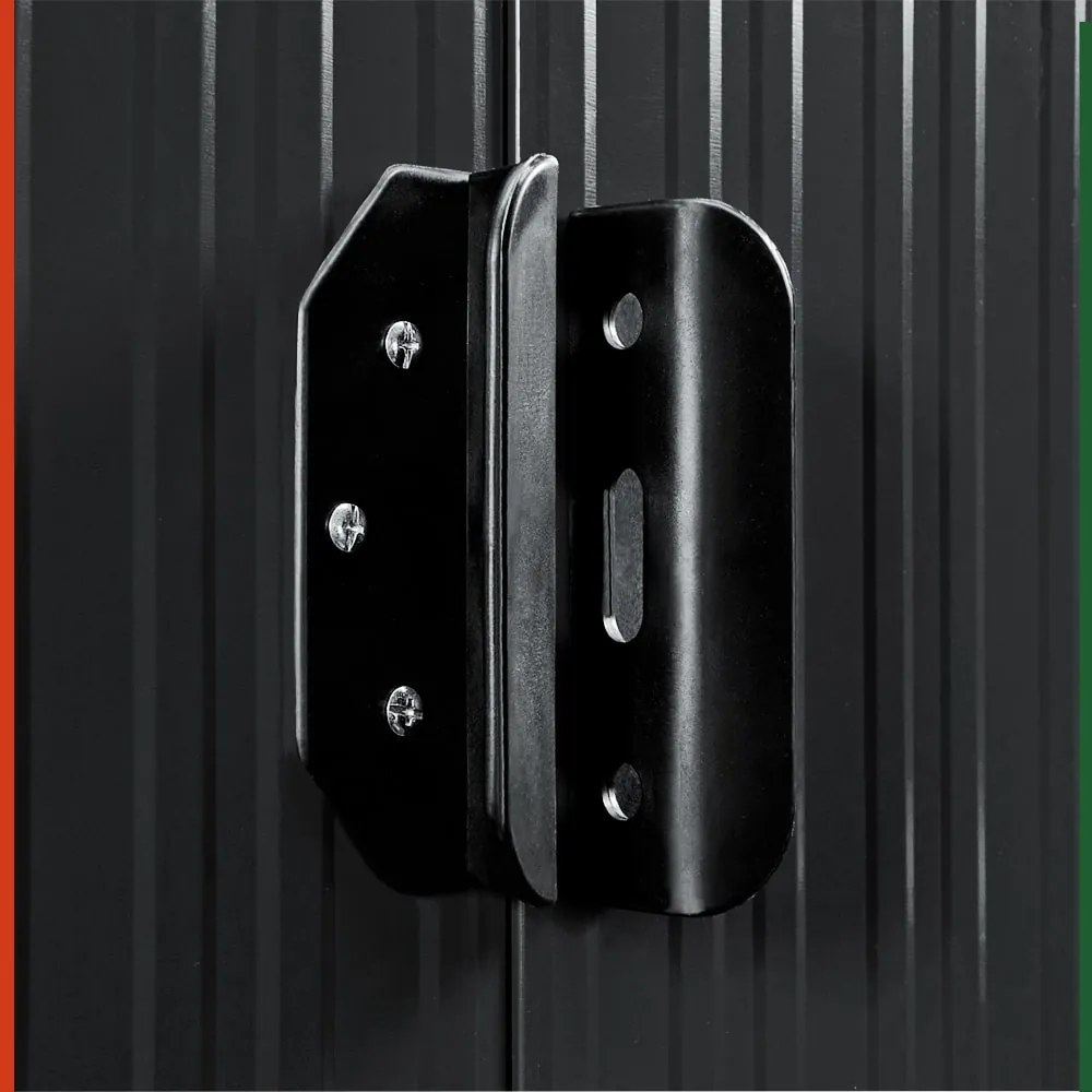 Domek narzędziowy XL, 196x132x188cm, antracyt Gardebruk