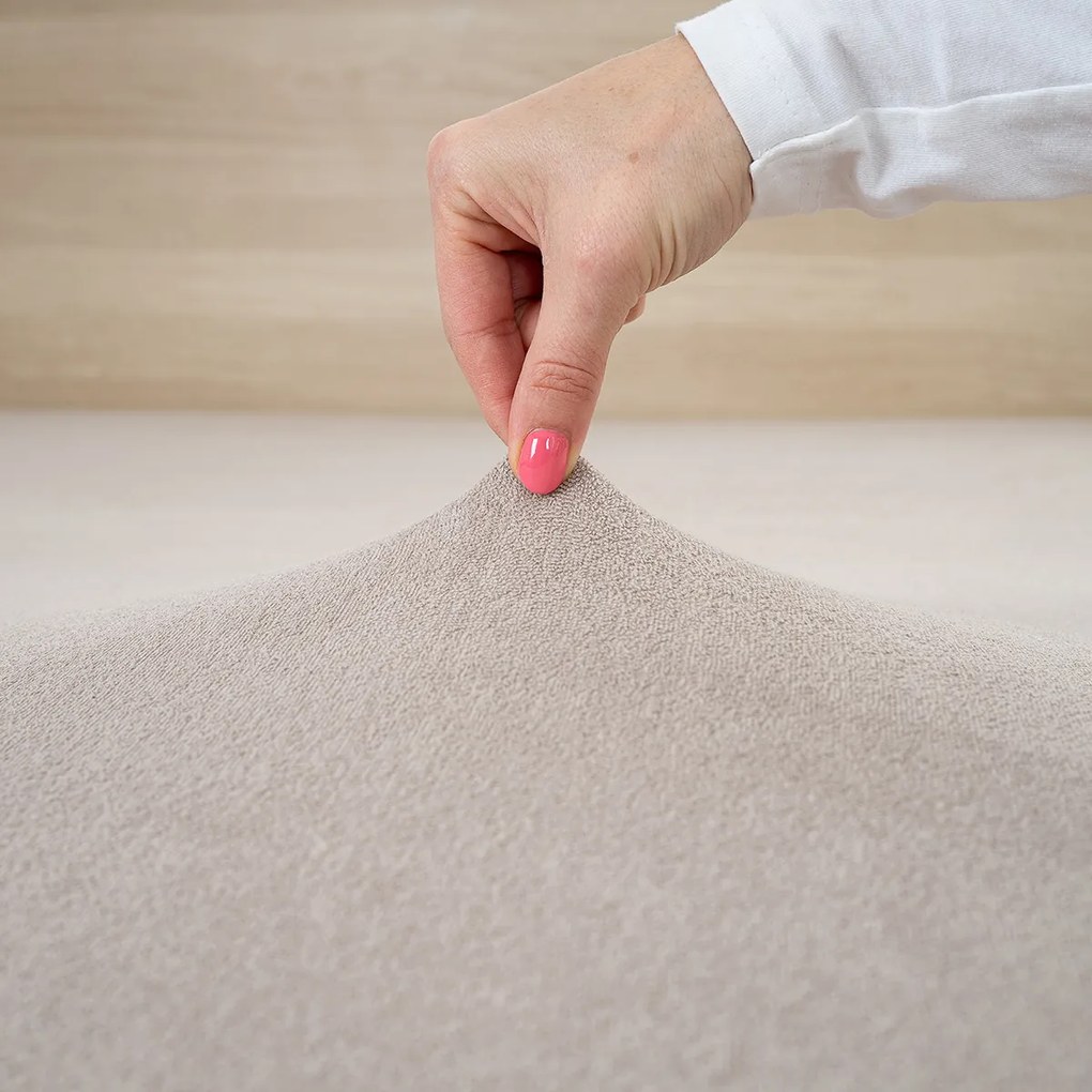 4Home prześcieradło frotte szary, 180 x 200 cm, 180 x 200 cm