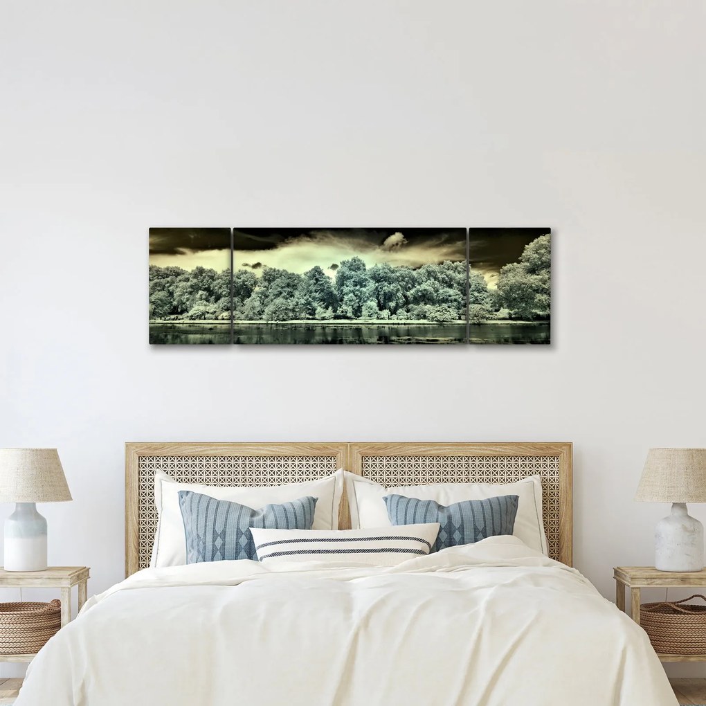 Obraz akwenu wodnego (170x50 cm)