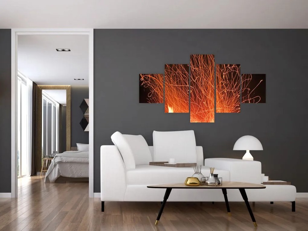 Obraz ognia (125x70 cm)