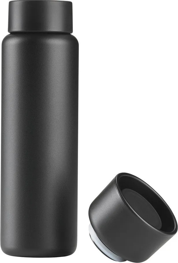 Czarny kubek termiczny ze stali nierdzewnej 650 ml Singles – Zone