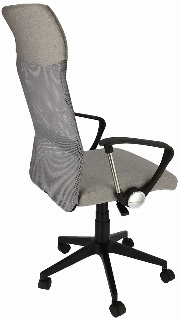 Szary fotel obrotowy biurowy D1-E31