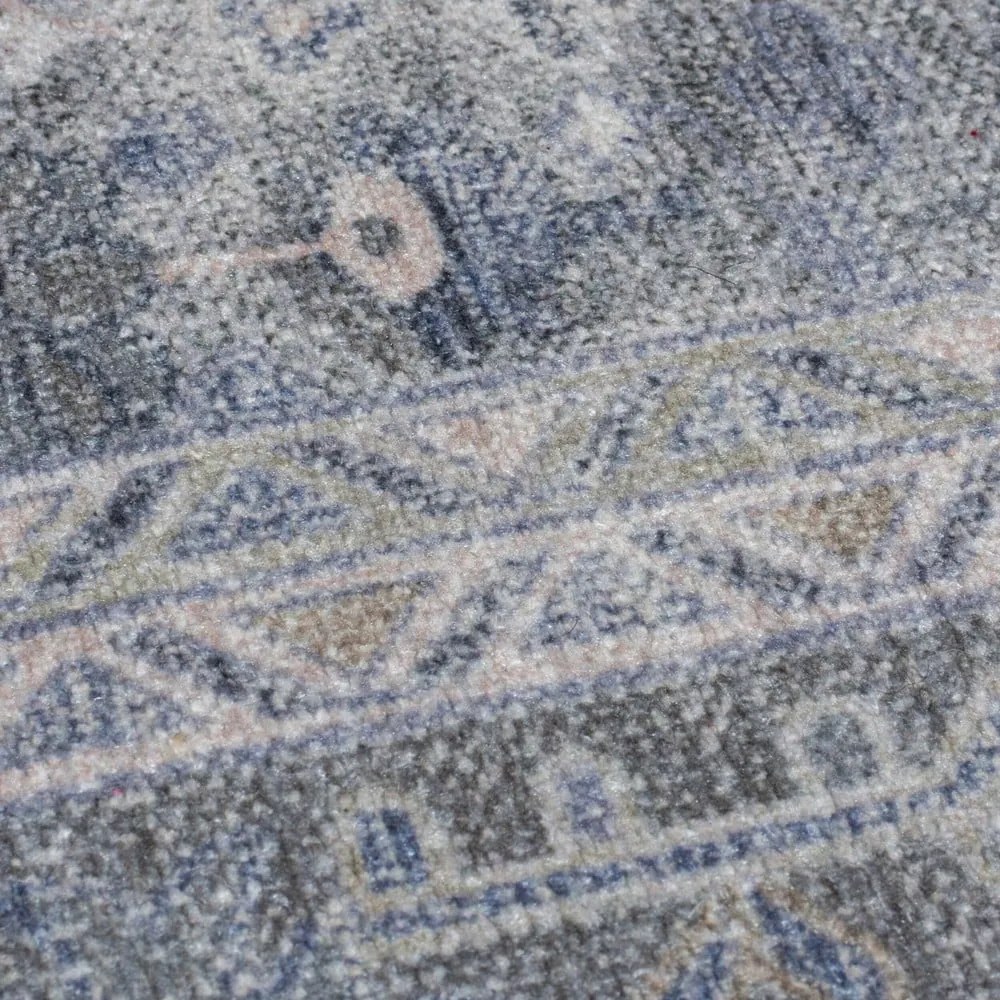 Zielony dywan z mieszanki włókien z recyklingu odpowiedni do prania 80x150 cm Windsor – Flair Rugs