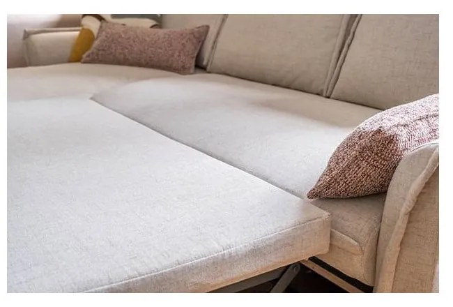 Turkusowa rozkładana sofa 225 cm Charming Charlie – Miuform