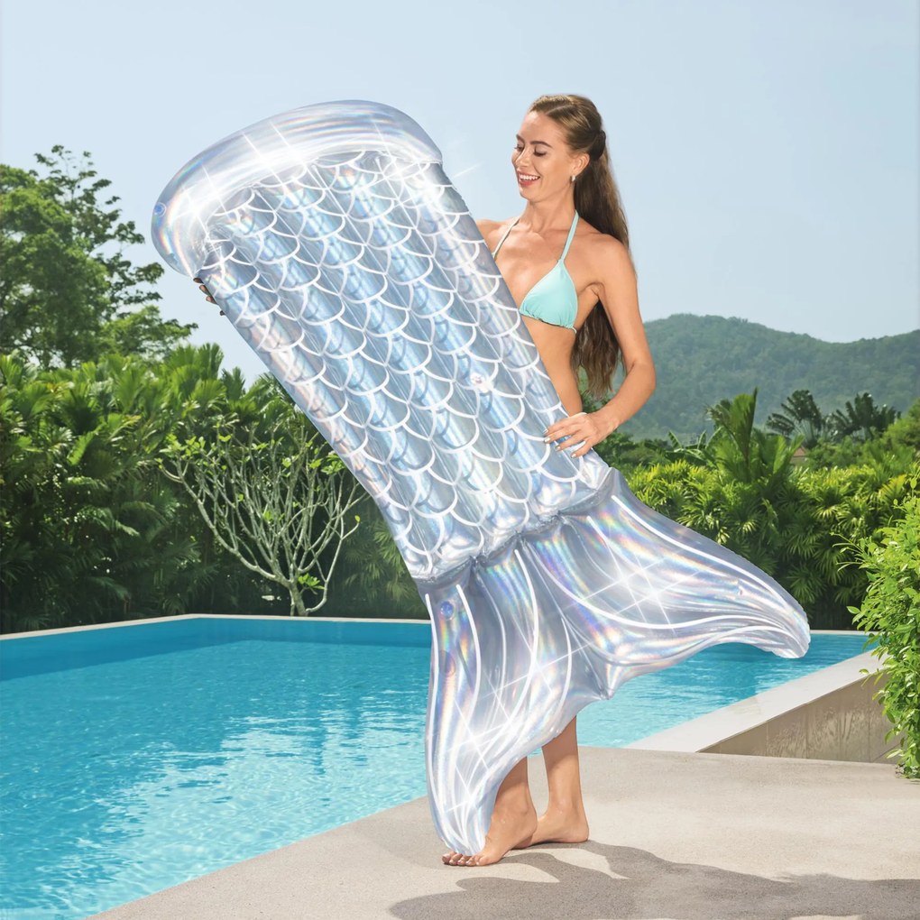 Materac plażowy Iridescent Mermaid 193 x 101 cm BESTWAY