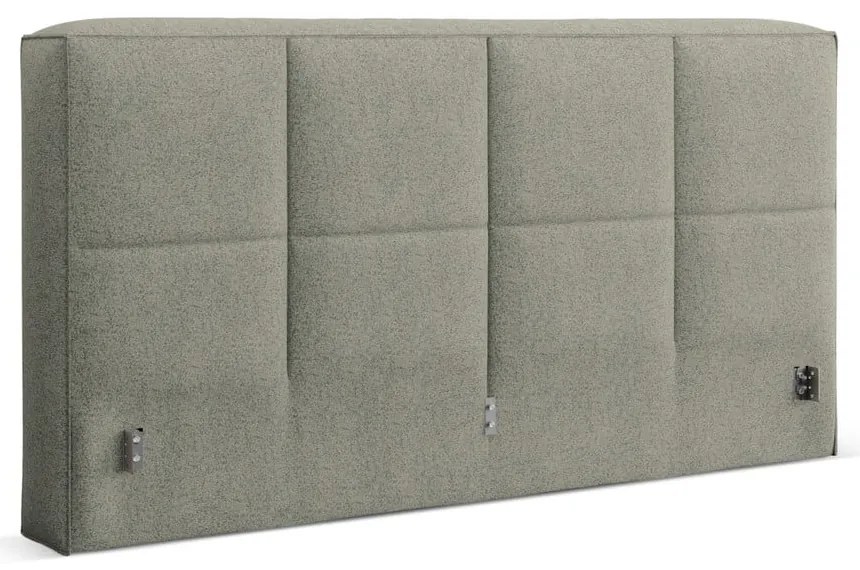 Zielony tapicerowany zagłówek 210,5x100 cm Darren – Micadoni
