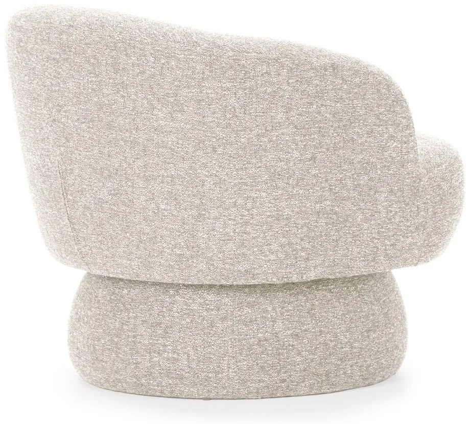 Beżowy obrotowy fotel Dali – MOME