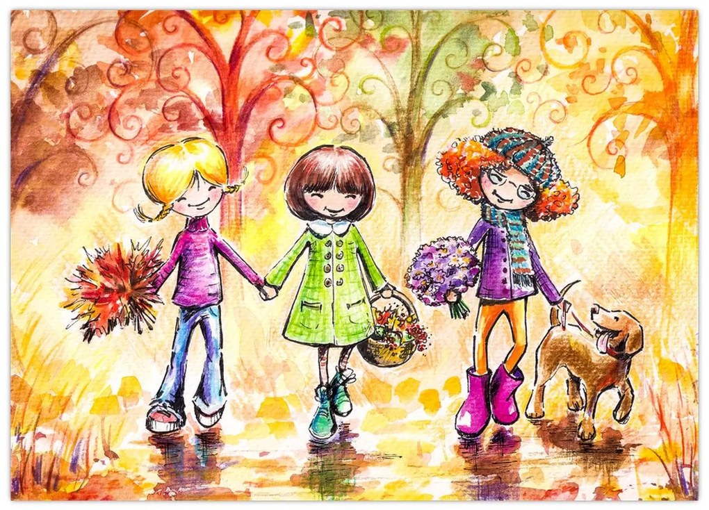 Obraz - Przyjaźń (70x50 cm)