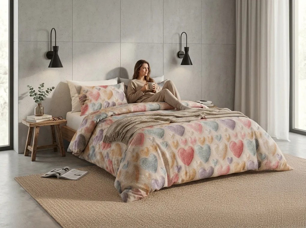 PrzytulneMieszkanie.pl PrzytulneMieszkanie.pl Pościel z mikrofibry LOVISO kolorowa Rozmiar pościeli: 70 x 80 cm | 140 x 200 cm