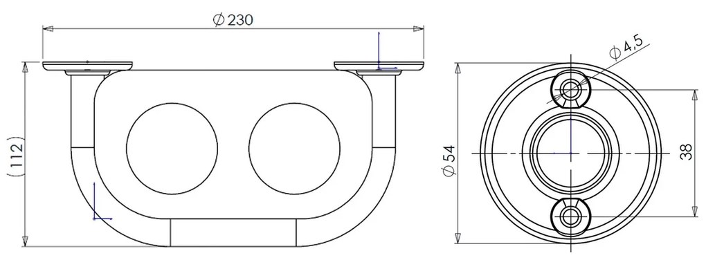 AQUALINE 8007 Uchwyt na kubek,  biały