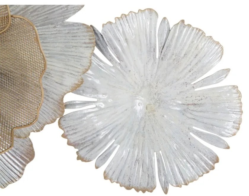 Metalowa dekoracja ścienna Mauro Ferretti Flowery, 119x60 cm