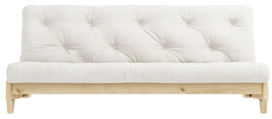 Sofa rozkładana z jasnobeżowym pokryciem Karup Design Fresh Natural