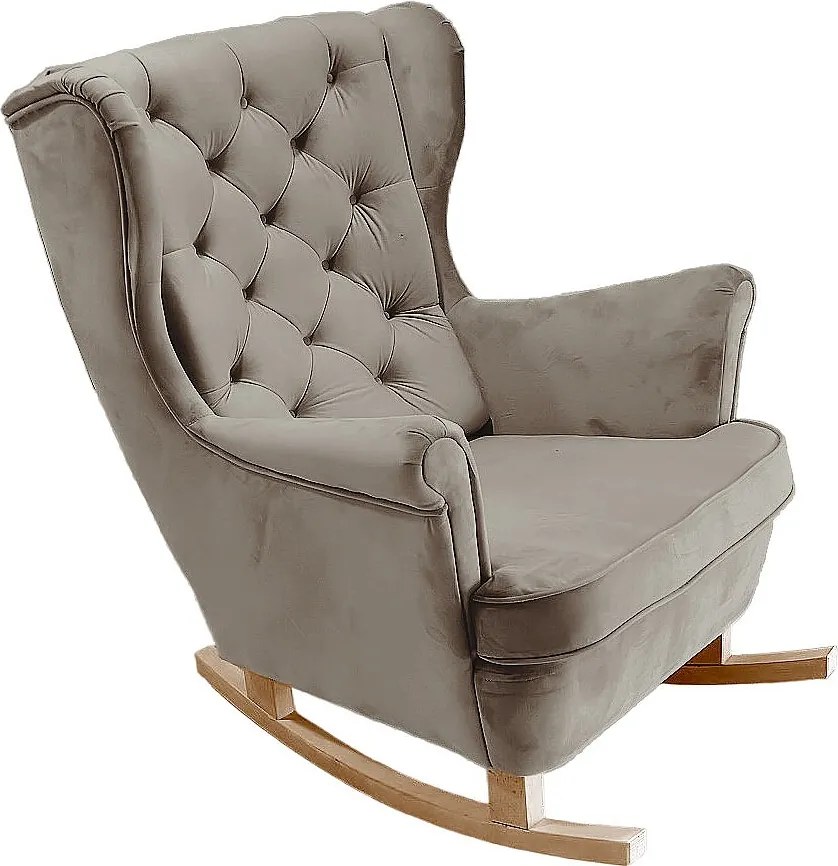 Fotel Relax z Tapicerowanym Siedzeniem i Podłokietnikami, Fotel TV 102x81x95cm Szary_29843