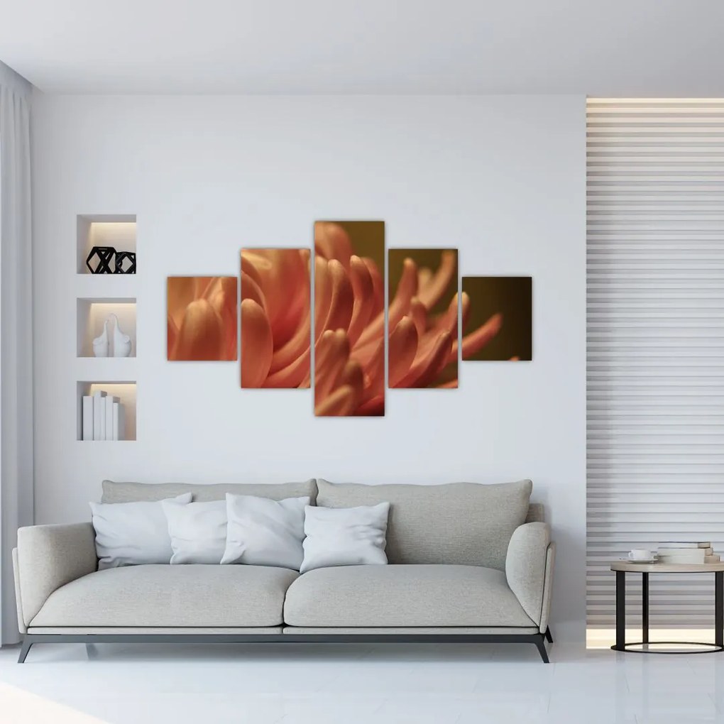 Obraz szczegółów kwiatu (125x70 cm)