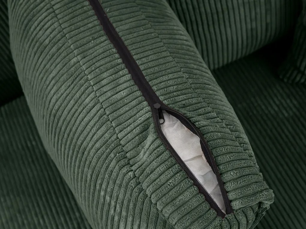 Narożnik w kształcie U SMART COSARO 295x140 cm, ciemnozielony