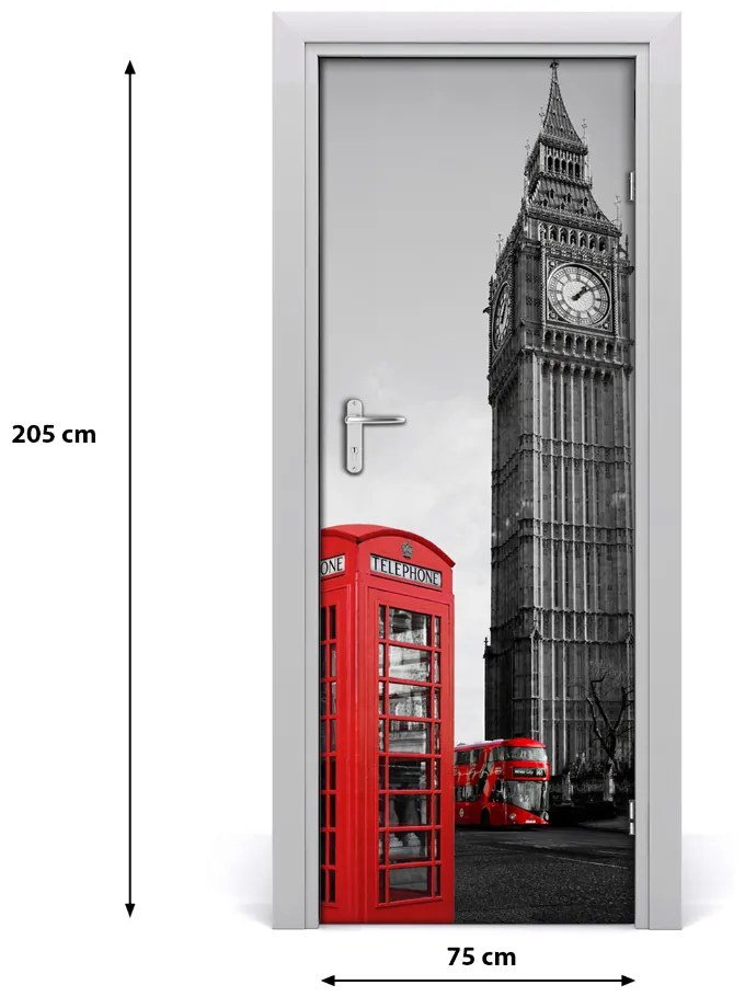 Fototapeta samoprzylepna na drzwi Big Ben Londyn