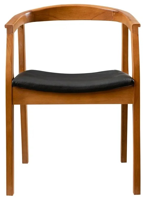 Krzesło do jadalni Albero Black and Walnut